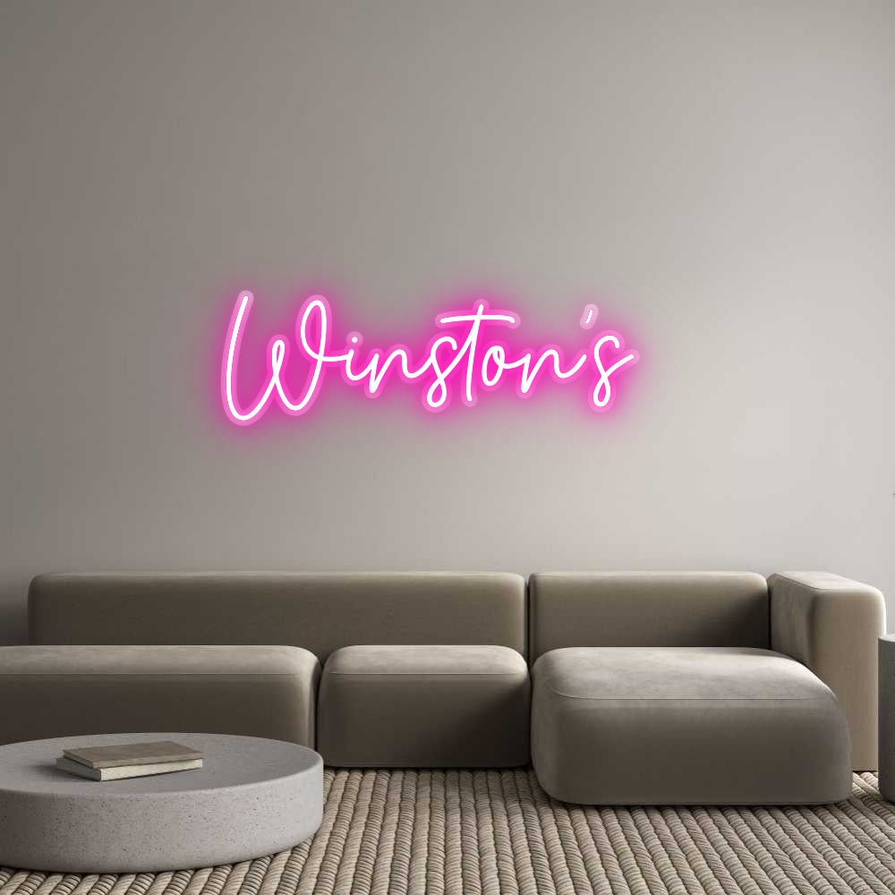 Shop Custom Neon: Winston's, Custom Neon at Hoagard. , ,