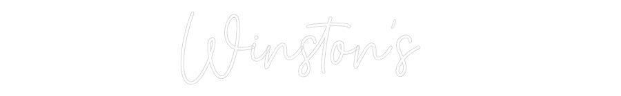 Shop Custom Neon: Winston's, Custom Neon at Hoagard. , ,