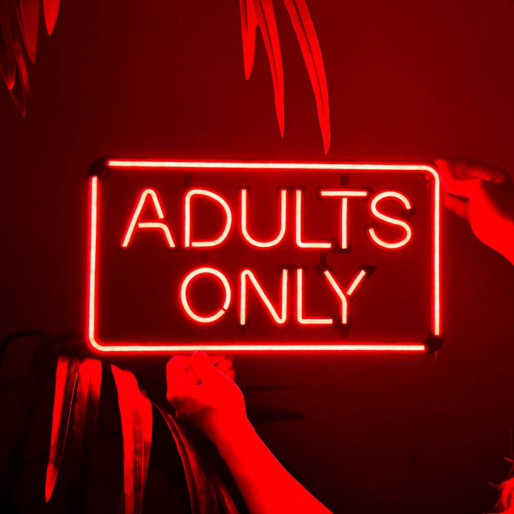 Shop Adults Only, Neon Wall Art at Hoagard. neon, Neon light, neon sign