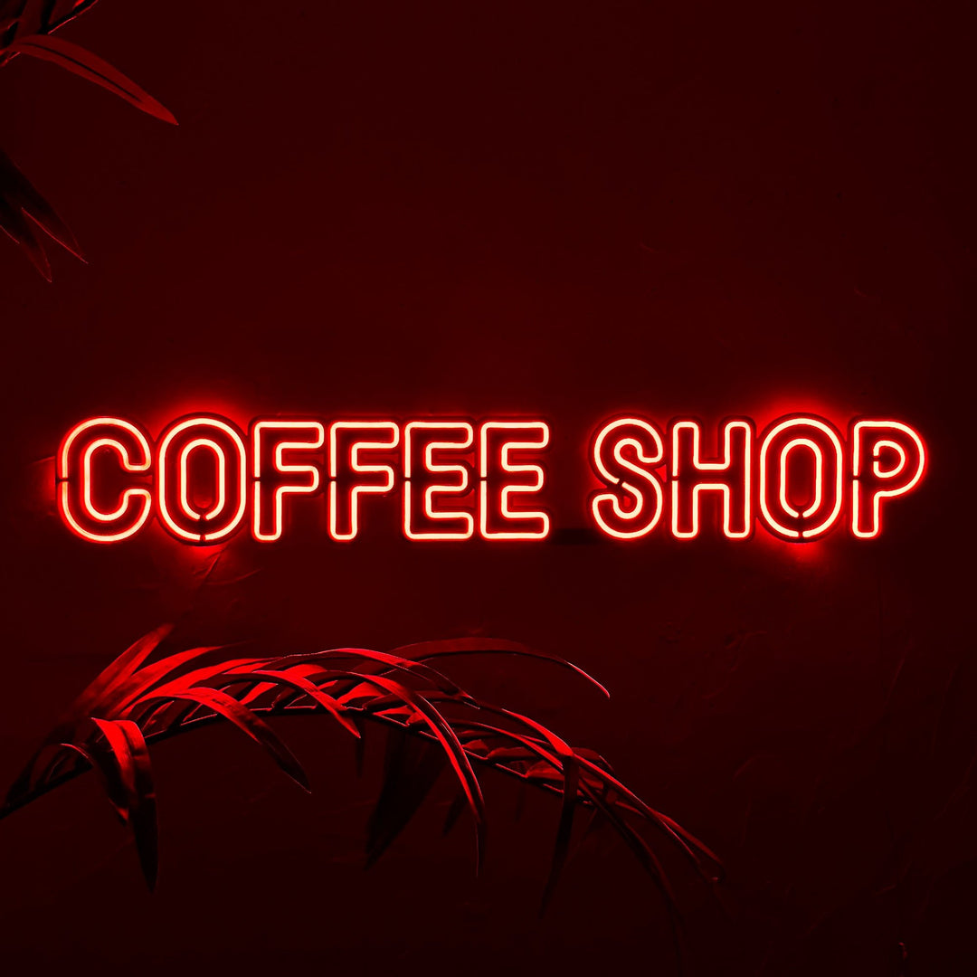 Shop Coffee Shop, Neon Wall Art at Hoagard. neon, Neon light, neon sign