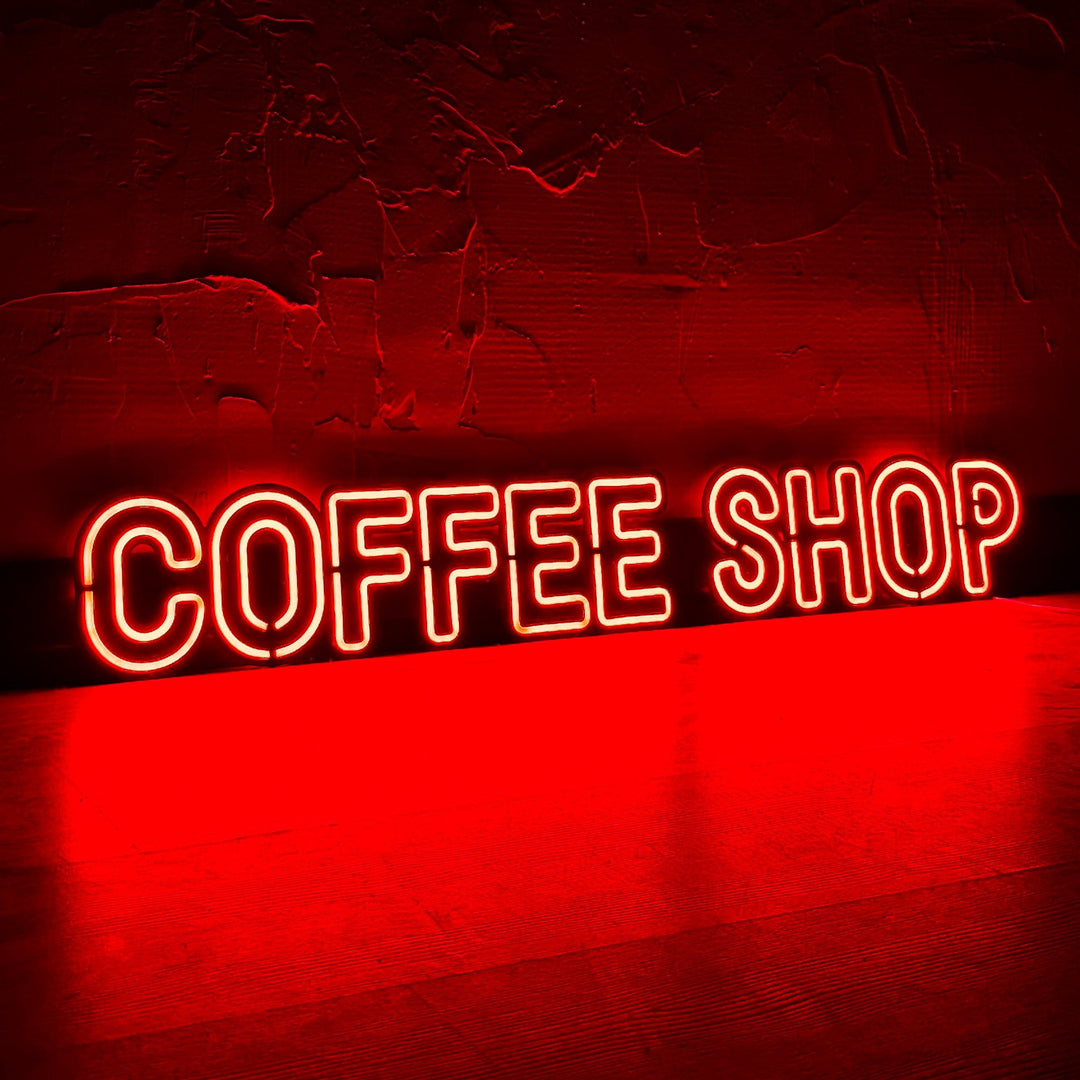 Shop Coffee Shop, Neon Wall Art at Hoagard. neon, Neon light, neon sign