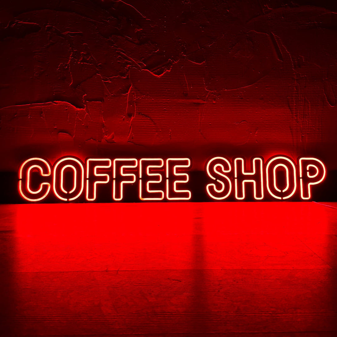 Shop Coffee Shop, Neon Wall Art at Hoagard. neon, Neon light, neon sign