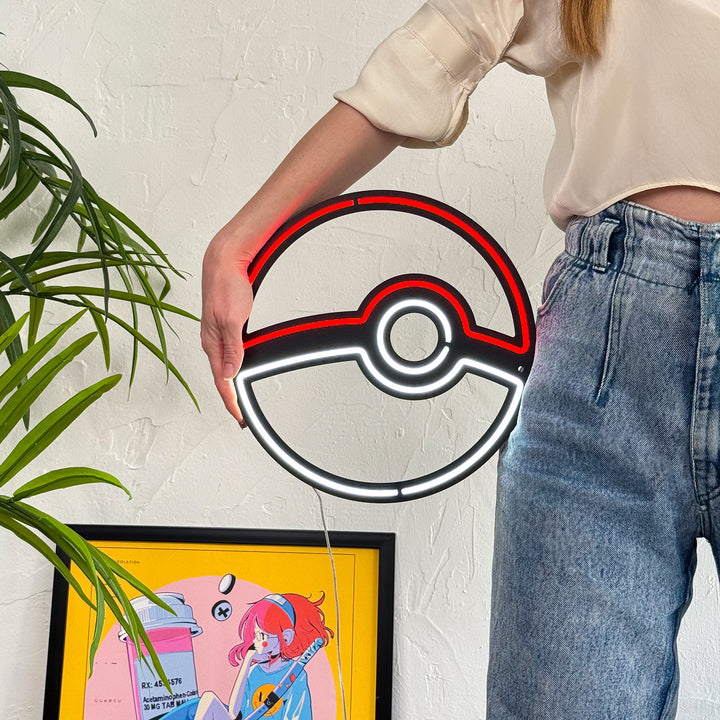 Pokeball Neon Sign