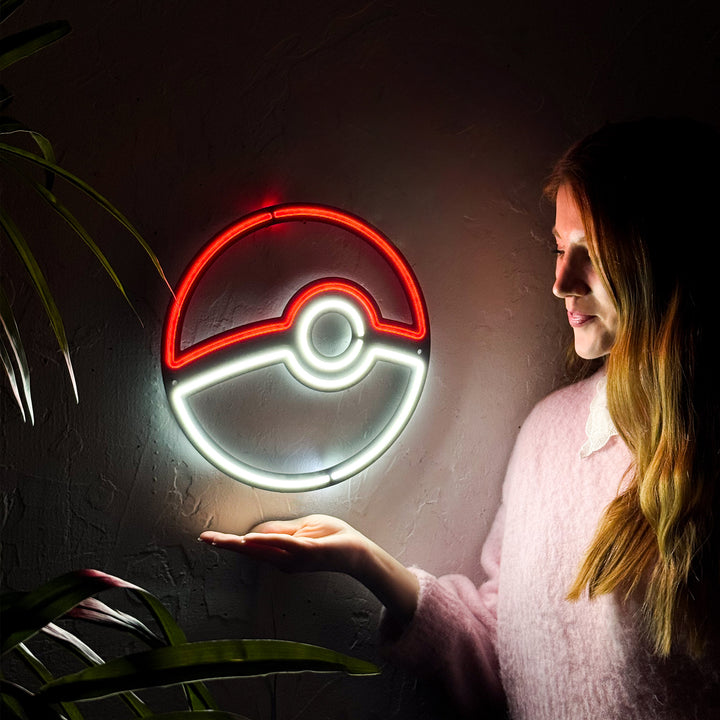 Pokeball Neon Sign