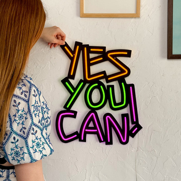 Yes You Can Neon Sign