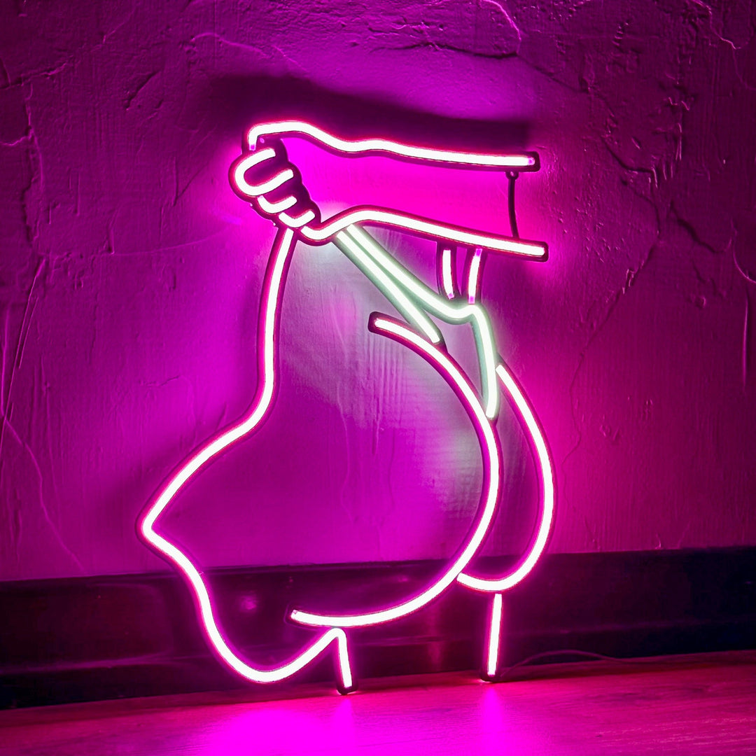 Shop Peachy, Neon Wall Art at Hoagard. neon, Neon light, neon sign