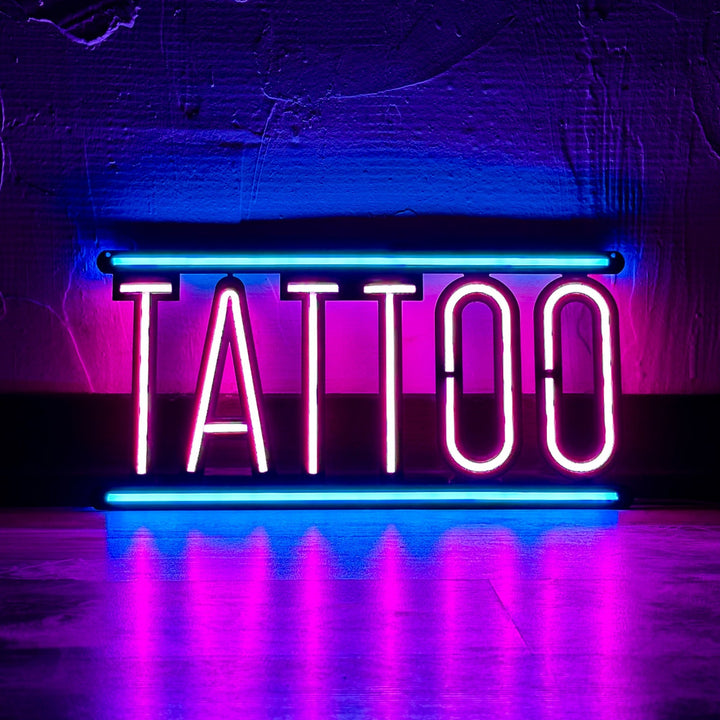 Shop Tattoo, Neon Wall Art at Hoagard. neon, Neon light, neon sign