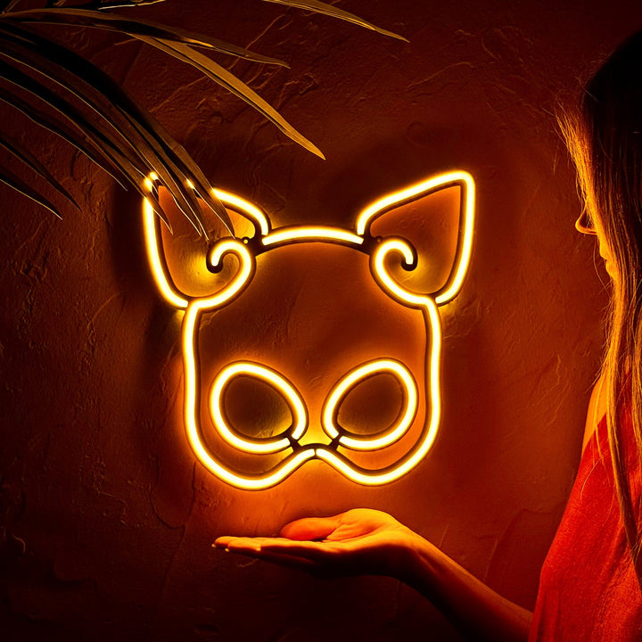 Shop Latex Mask, Neon Wall Art at Hoagard. neon, Neon light, neon sign