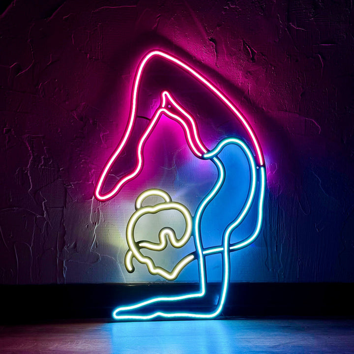 Shop Yoga, Neon Wall Art at Hoagard. neon, Neon light, neon sign