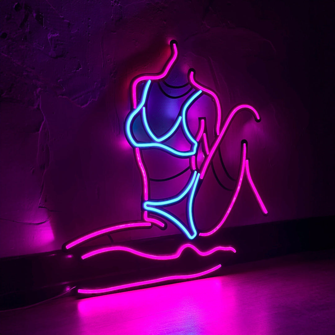 Shop Femme Fatale 2, Neon Wall Art at Hoagard. neon, Neon light, neon sign