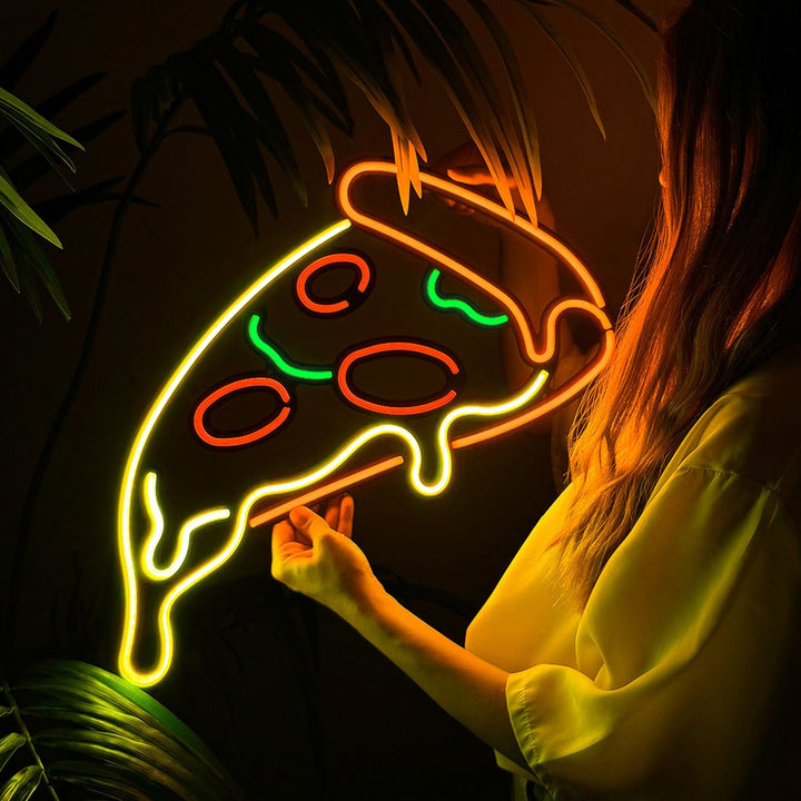 Shop Pizza, Neon Wall Art at Hoagard. food neon, neon, Neon light