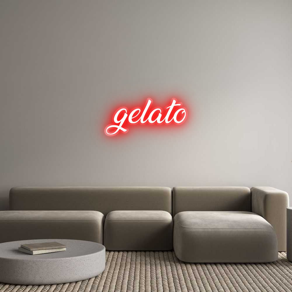 Shop Custom Neon: gelato, Custom Neon at Hoagard. , ,