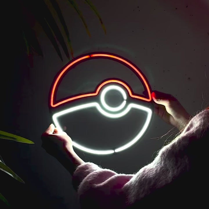 Pokeball Neon Sign