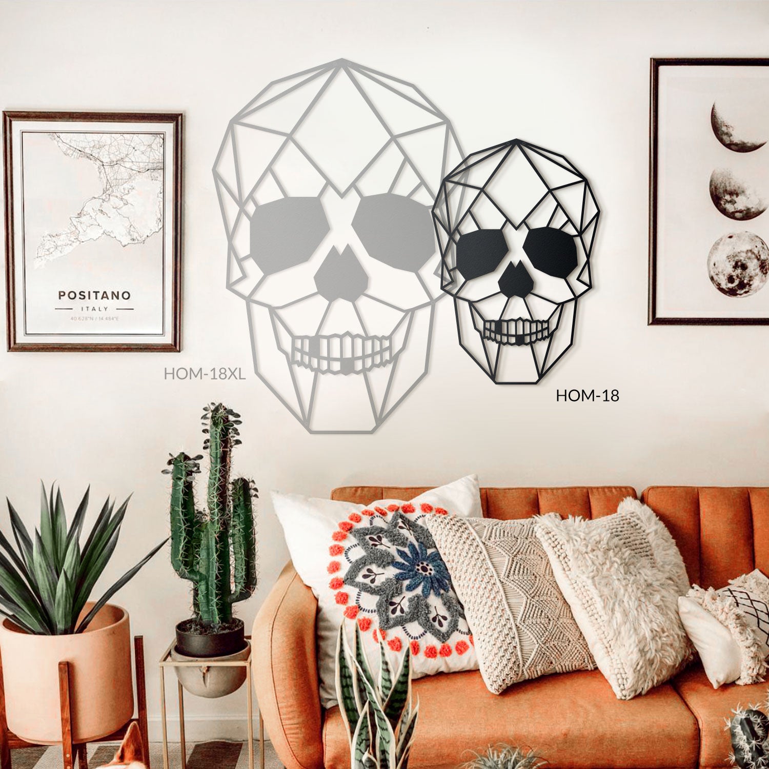 Skull wall decal for hotsell living room and bedroom, Large skull decal, Gothic Skull Wall Art Gift, Vinyl decal for wall