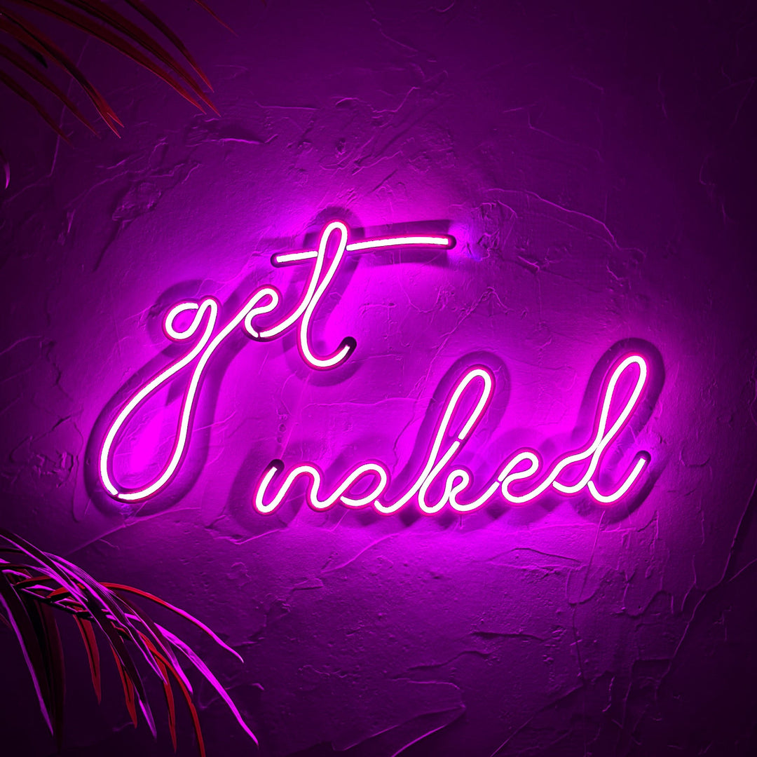 Shop Naked Neon Wall Art, Neon Wall Art at Hoagard. bedroom decor, living room decor, love wall decor